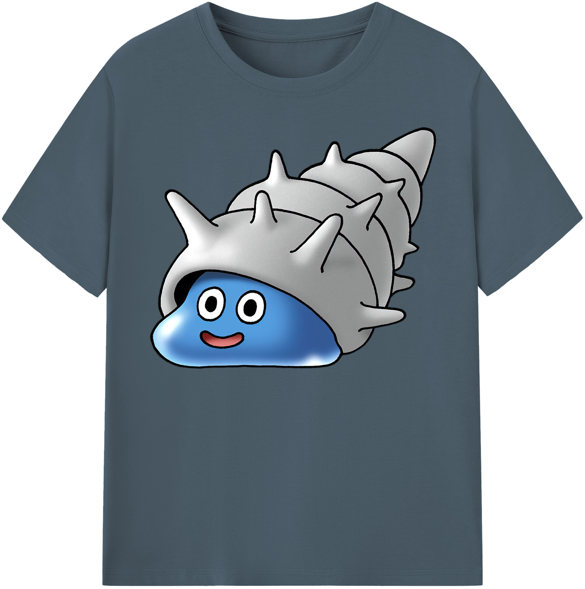 （画像用） ドラゴンクエスト Doragon Kuesuto Dragon Quest 綿100％半袖Tシャツ（フロントプリント）